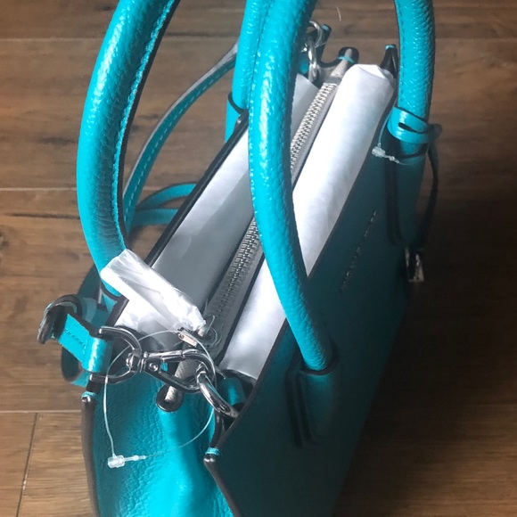 MICHAEL KORS-NWT Turquoise Leather Handbag - Picture 7 of 16